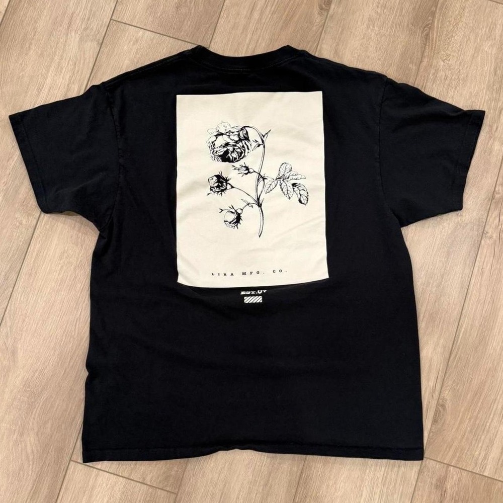 Lira mfg co. Caldwell cotton t-shirt size L